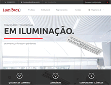 Tablet Screenshot of lumibras.com.br